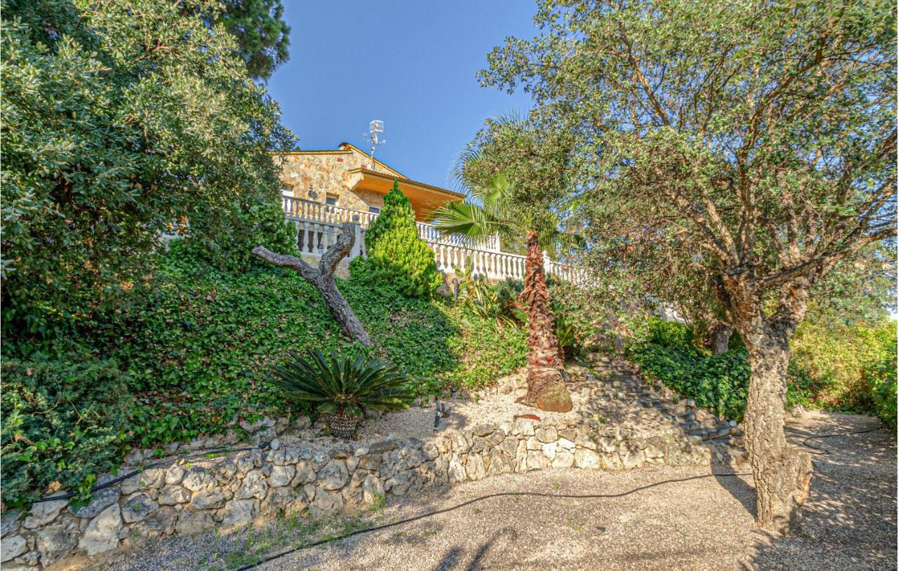 Stunning Home In Palafolls Bagian luar foto